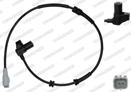 CITROEN Датчик ABS передн. JUMPY I 2.0 95-, JUMPY II 2.0 07-, FIAT, PEUGEOT WAGNER ABS00586