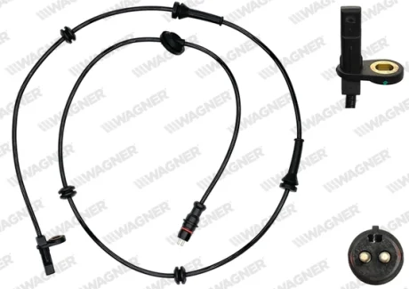 FIAT датчик ABS передн. лів. Doblo 03- WAGNER ABS00699