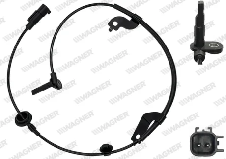Датчик ABS пер. Л. ASX/Outlander/Lancer/Shogun/Pajero/Montero 06- WAGNER ABS00717