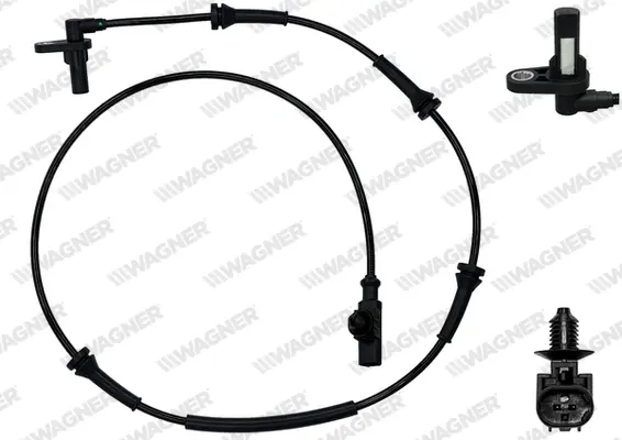 LAND ROVER датчик ABS задн. Range Rover Sport 05-, Discovery 04- WAGNER ABS00897 (фото 1)