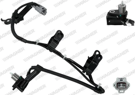 TOYOTA Датчик ABS передн. правий HIACE IV 2.4, 2.5 89- WAGNER ABS00977