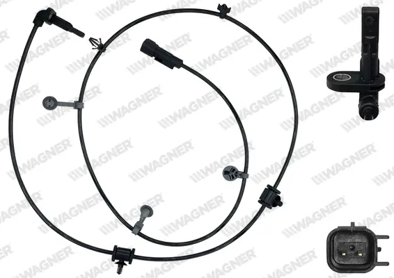 OPEL Датчик ABS задн. лівий INSIGNIA A 08- WAGNER ABS00985 (фото 1)