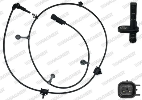 OPEL Датчик ABS задн. лівий INSIGNIA A 08- WAGNER ABS00985