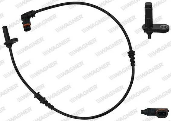 DB Датчик ABS передн. E-CLASS T-Model (S212) 09-, E-CLASS Купе (C207) 09-, E-CLASS Кабріолет (A207) 10- WAGNER ABS01101 (фото 1)