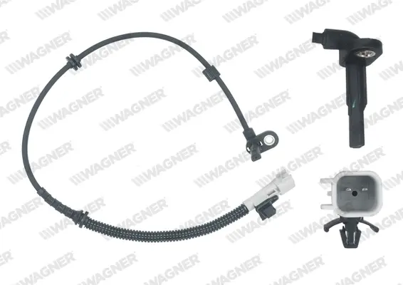 CHEVROLET датчик ABS задн. лівий Aveo 11- WAGNER ABS01168 (фото 1)