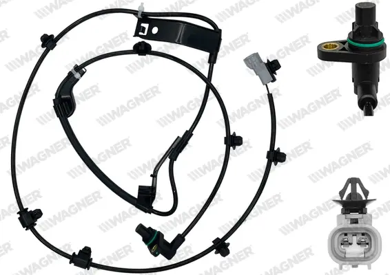 TOYOTA Датчик ABS передн. лівий HILUX VII 2.5 D-4D 4WD 07-15 WAGNER ABS01177 (фото 1)