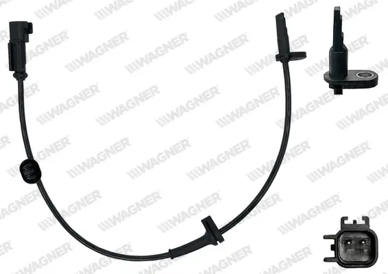 Wagner Датчик, кількість обертів колеса WAGNER ABS01233 (фото 1)