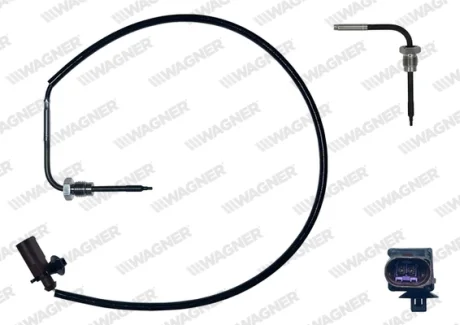 VW Датчик температури відпрацьованих газів CRAFTER 2.0 16- WAGNER ETP00094