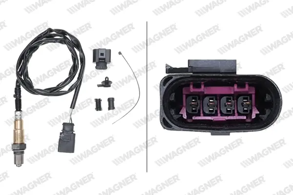 AUDI Кисневий датчик (лямбда-зонд) A1, A3, A4, A5, A6, Q3, SKODA, VW WAGNER LBS00077 (фото 1)