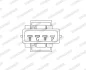 CITROEN Кисневий датчик (лямбда-зонд) C4 GRAND PICASSO I 06-, C5 II 04- WAGNER LBS00083 (фото 5)