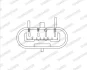 FIAT Кисневий датчик (лямбда-зонд) 500L 1.4 12-, DOBLO 1.4 10- WAGNER LBS00249 (фото 5)