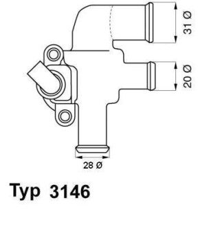 Термостат WAHLER 3146.90D (фото 1)