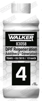Рідина фільтра сажі WALKER 83058