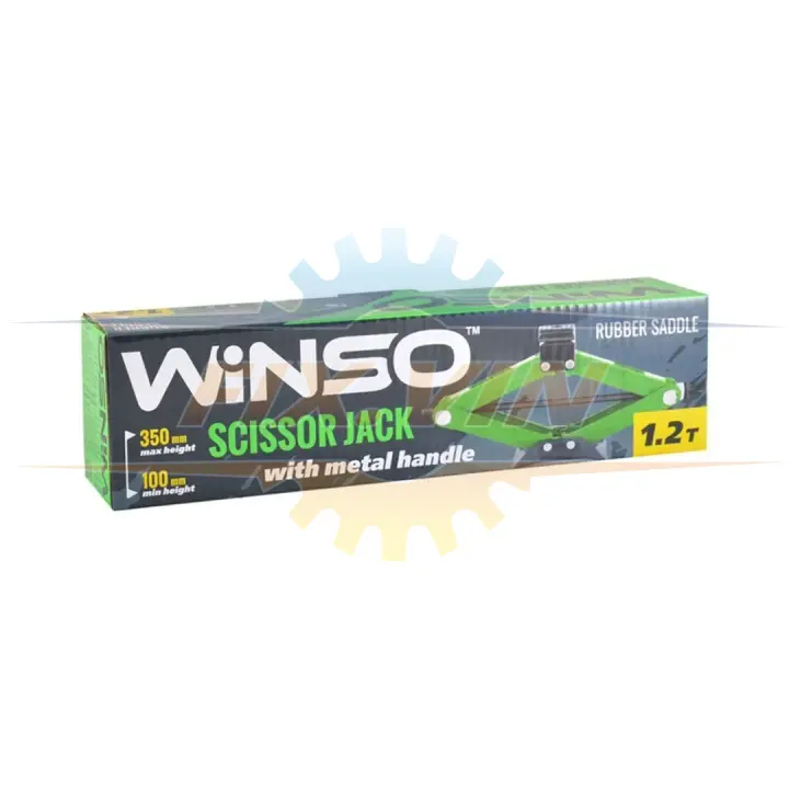 Домкрат ромбовий, 1,2т.,гумова подушка WINSO 121200 (фото 1)