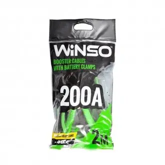 Провода-прикурювачі 200А, 2м, поліетиленовий пакет WINSO 138200