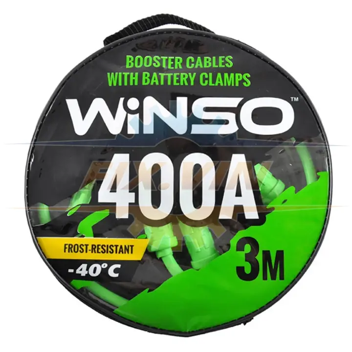 Провода-прикурювачі 400А, 3м, кругла сумка WINSO 138430 (фото 1)