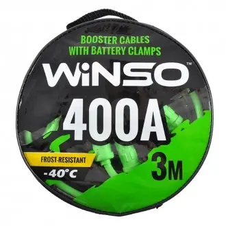Провода-прикурювачі 400А, 3м, кругла сумка WINSO 138430