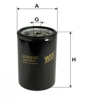 Фильтр топл. MAN (TRUCK) /PP845/2 (пр-во WIX-Filtron) WIX FILTERS 33358SE