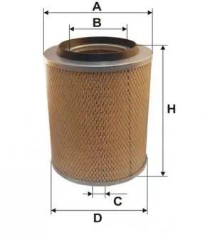 Фільтр повітряний /AM418 (вир-во WIX-FILTERS) WIX FILTERS 42482E