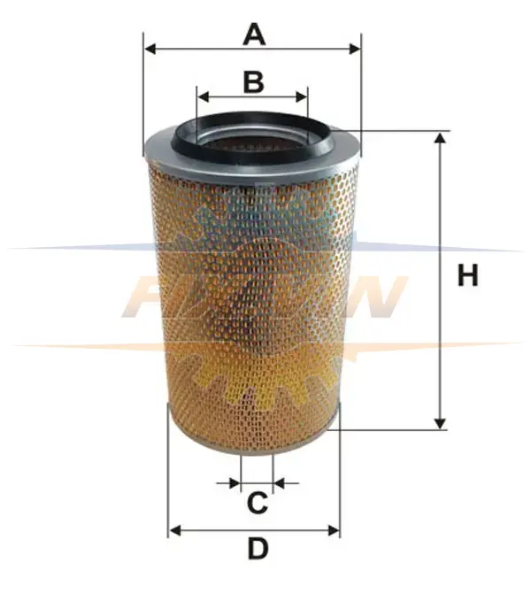 Фільтр повітряний WIX FILTERS 46541E (фото 1)