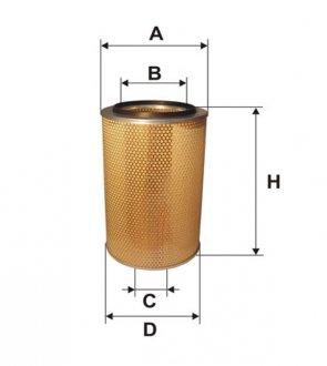 Фільтр повітряний КаМаз EURO2 WIX FILTERS 46741E