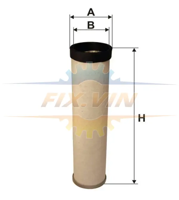 Фільтр повітряний /200/4W (вир-во WIX-FILTERS) WIX FILTERS 93216E (фото 1)