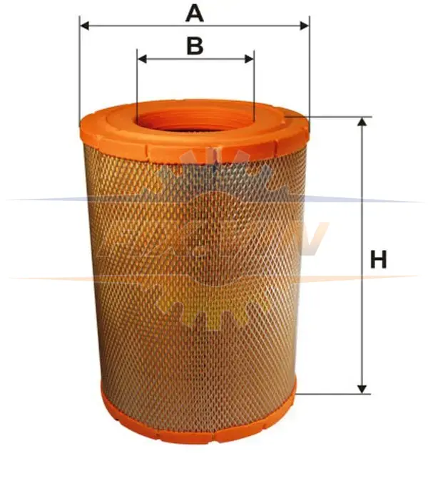 Фільтр повітряний /471/3 (вир-во WIX-FILTERS) WIX FILTERS 93308E (фото 1)