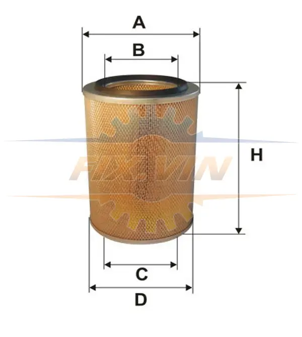 Фільтр повітряний TATRA (вир-во WIX-FILTERS) WIX FILTERS 93345E (фото 1)