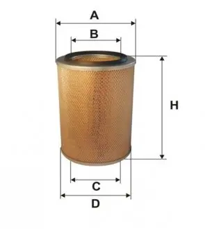 Фільтр повітряний TATRA (вир-во WIX-FILTERS) WIX FILTERS 93345E