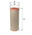 Фільтр повітряний CASE-IH(WIX) WIX FILTERS 93383E (фото 1)