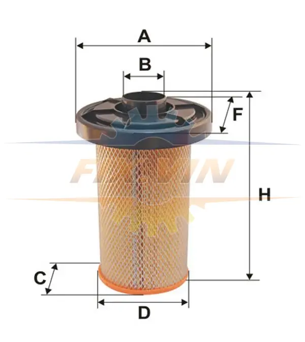 Фільтр повітряний /AK280 (вир-во WIX-FILTERS) WIX FILTERS WA6036 (фото 1)