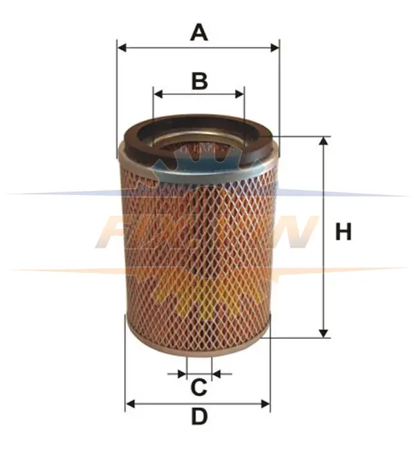 Фільтр повітряний /AM436/1 (вир-во WIX-FILTERS) WIX FILTERS WA6112 (фото 1)