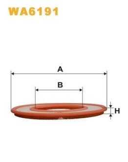 Воздушный фильтр WIX FILTERS WA6191