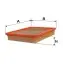 Фільтр повітряний OPEL /AP057/1 (вир-во WIX-FILTERS) WIX FILTERS WA6222 (фото 1)