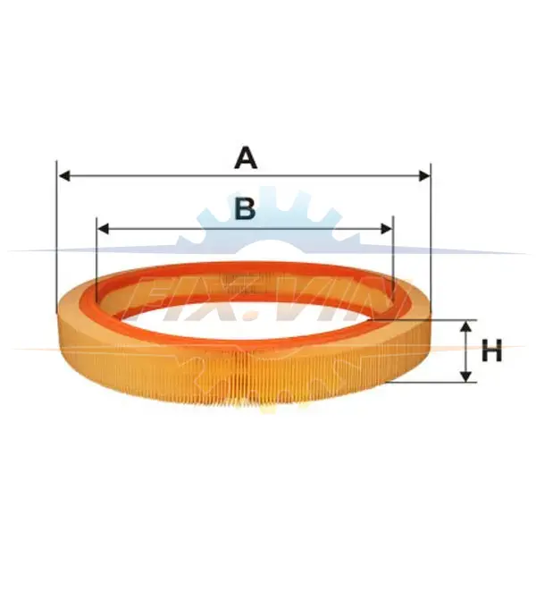 Фільтр повітряний MB W201 AR036/ (вир-во WIX-FILTERS) WIX FILTERS WA6378 (фото 1)