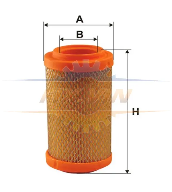 Фільтр повітряний /215 (вир-во WIX-FILTERS) WIX FILTERS WA6397 (фото 1)