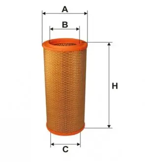 Фильтр воздушный Renault (RVI) B/Chrysler Grand Voyager I/II, Voyager I  WIX WIX FILTERS WA6435