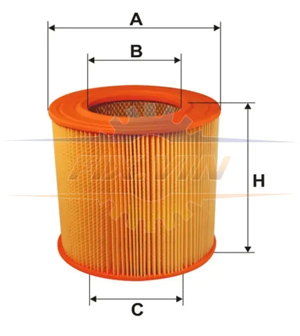 Фільтр повітряний MAZDA 626D /AR283 (вир-во WIX-FILTERS) WIX FILTERS WA6460 (фото 1)