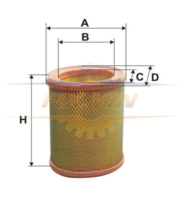 Фільтр повітряний CITROEN, PEUGEOT /AE311 (вир-во WIX-FILTERS) WIX FILTERS WA6485 (фото 1)