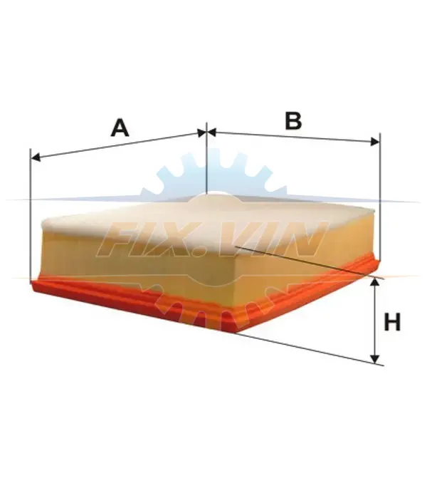 Фільтр повітряний VW /AP157/3 (вир-во WIX-FILTERS) WIX FILTERS WA9468 (фото 1)