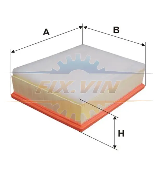 Фільтр повітряний (вир-во WIX-FILTERS) WIX FILTERS WA9555 (фото 1)