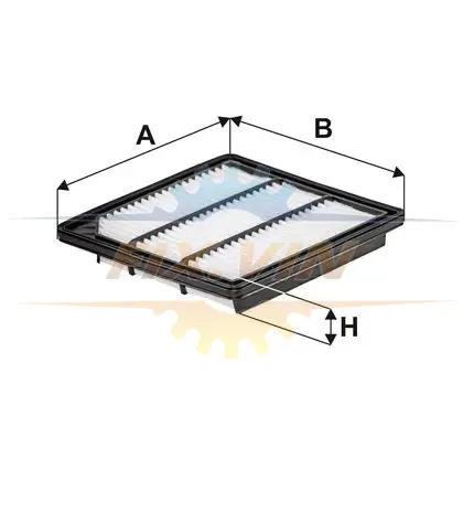 Фільтр повітряний FIAT FREEMONT 2.0 DS 11- (вир-во WIX-FILTERS) WIX FILTERS WA9807 (фото 1)