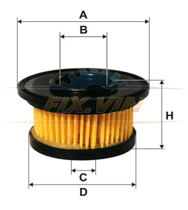 Фільтр палив. газ. обладнання MARINI /PM999/1 (вир-во WIX-FILTERS) WIX FILTERS WF8024 (фото 1)