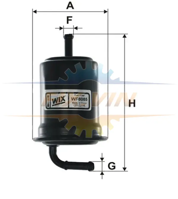 Фільтр палив. /PP887 (вир-во WIX-FILTERS) WIX FILTERS WF8085 (фото 1)