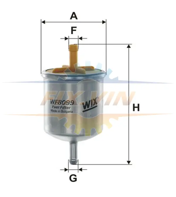 Фільтр палив. NISSAN MICRA PP903/ (вир-во WIX-FILTERS) WIX FILTERS WF8099 (фото 1)