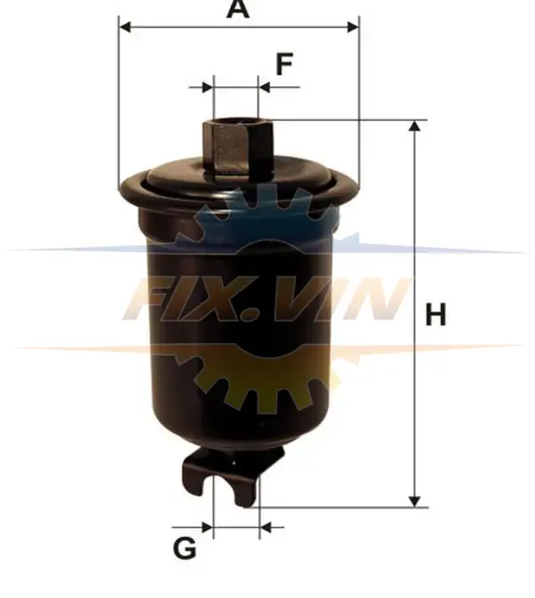 Фільтр палив. /PP927 (вир-во WIX-FILTERS) WIX FILTERS WF8116 (фото 1)