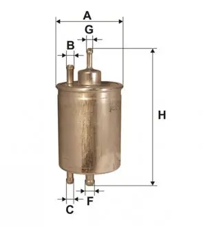 Фильтр топл. /PP947/1 (пр-во WIX-Filtron) WIX FILTERS WF8175