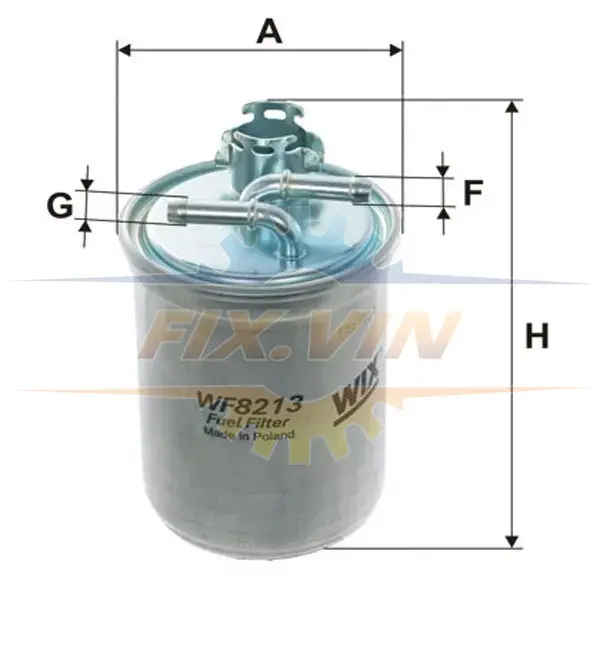 Фільтр палив. SEAT /PP960 (вир-во WIX-FILTERS) WIX FILTERS WF8213 (фото 1)