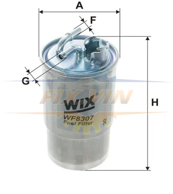 Фільтр паливний Seat Leon/Toledo 1.9 TDI 99-06 WIX FILTERS WF8307 (фото 1)