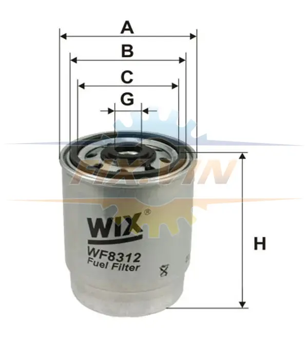 Фільтр палива WIX FILTERS WF8312 (фото 1)